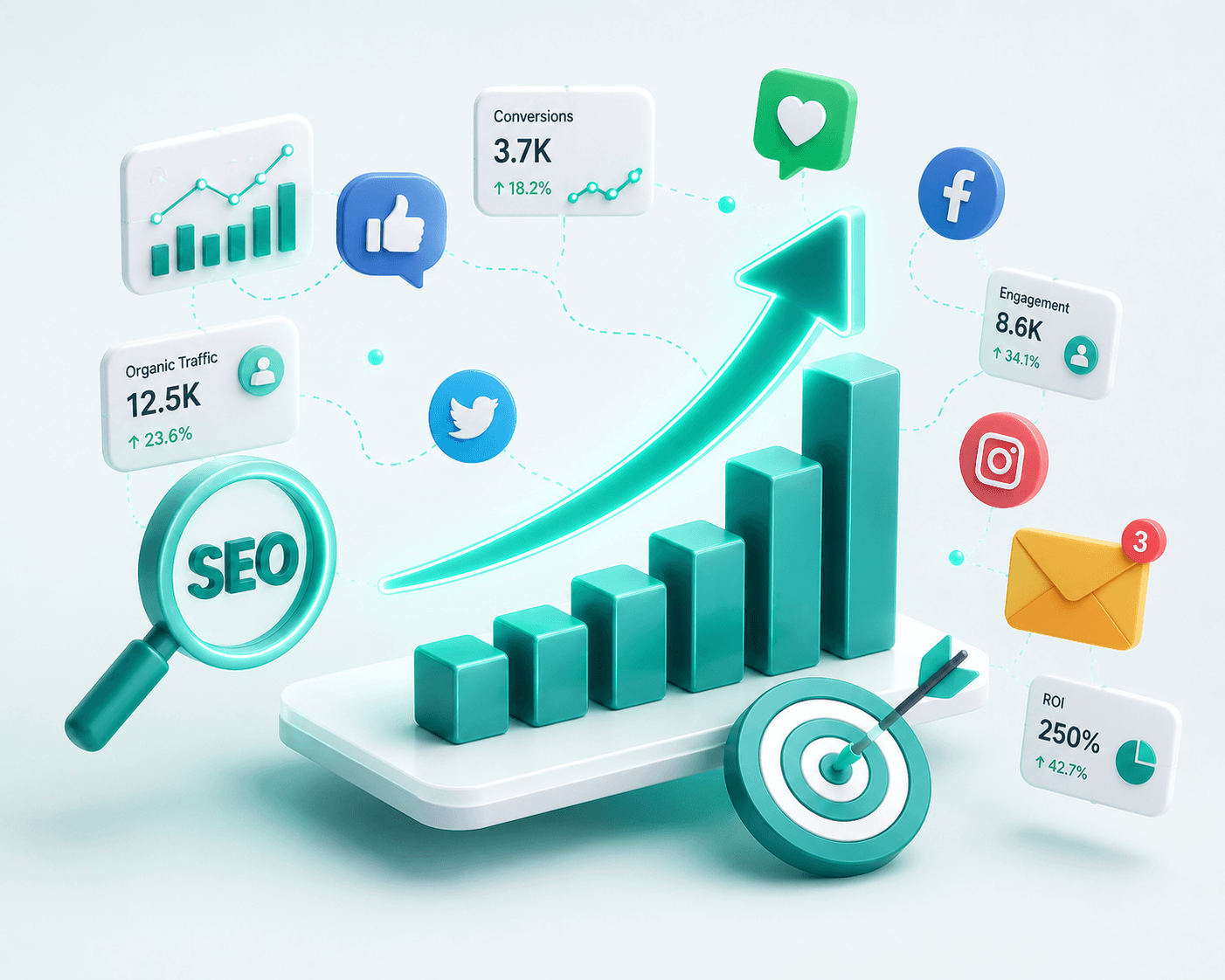 SEO and performance marketing services by ZentechPoint