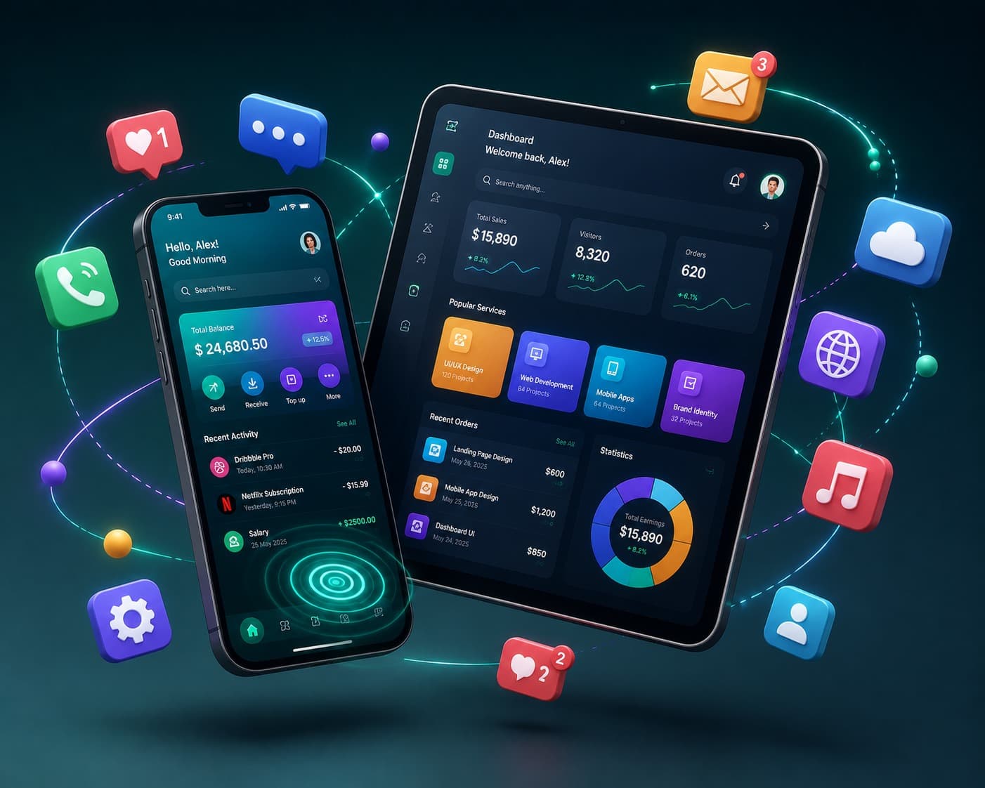 Android and iOS app development services by ZentechPoint